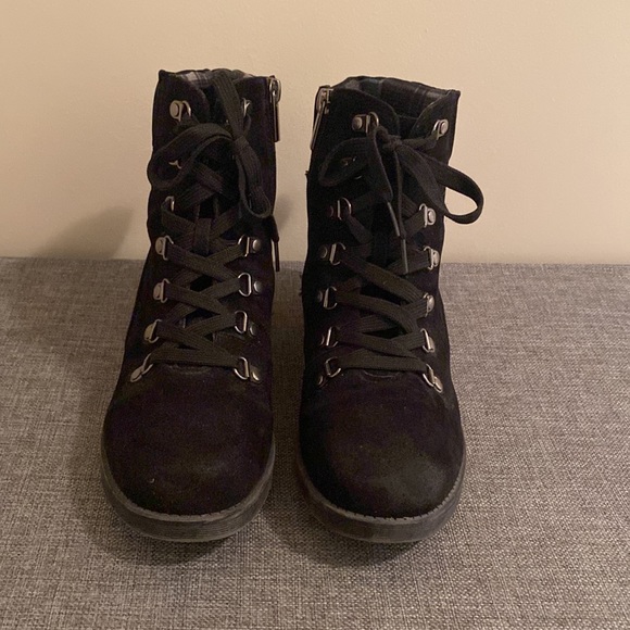 Black Combat Boots - Picture 3 of 6